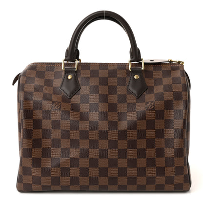 Louis Vuitton Damier Ebene Speedy 30 1 of 10
