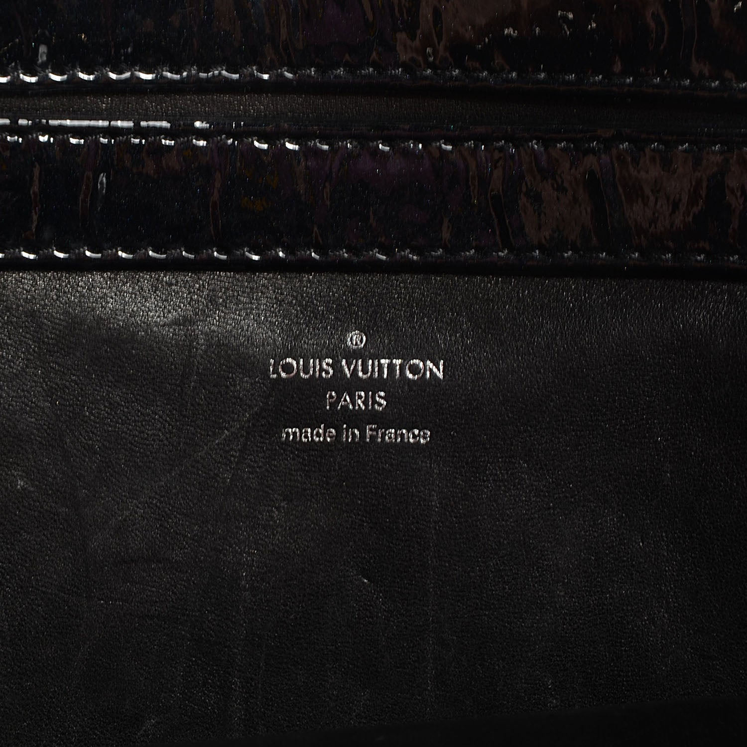 Louis Vuitton Patent Lambskin Fascination Lockit Black 6 of 7