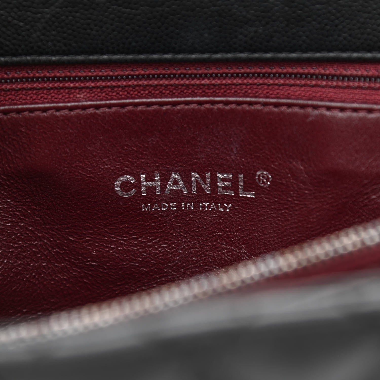 Chanel Caviar Lizard Quilted Large Coco Handle Flap Black 5 of 10