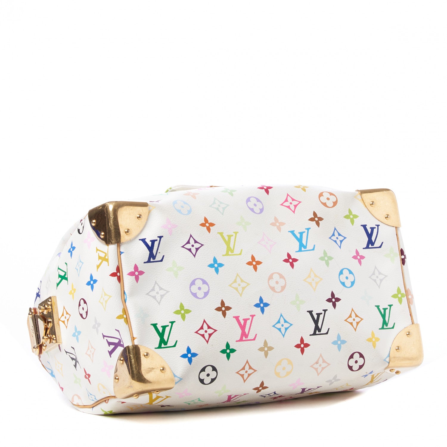 Louis Vuitton Monogram Multicolor Speedy 30 White 3 of 11