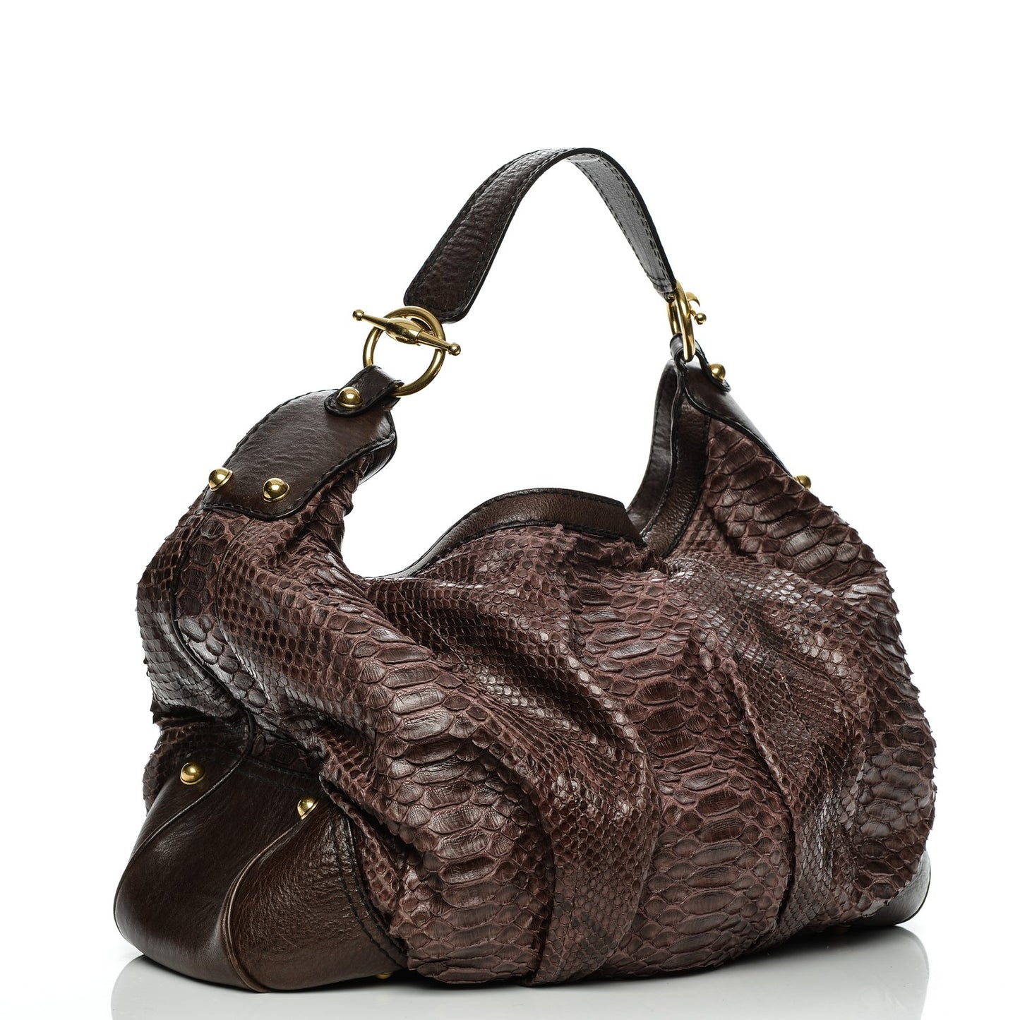 Python Large Jockey Hobo Brown