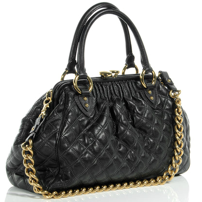 Marc Jacobs Quilted Leather Stam Bag Black 3 of 6