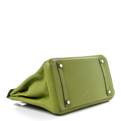 Hermes Togo Birkin 30 Vert Anis 4 of 18