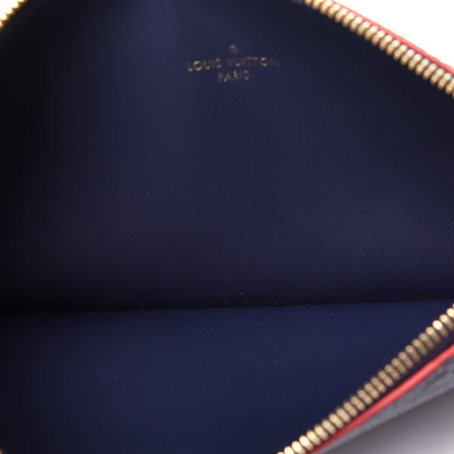 Louis Vuitton Empreinte Pochette Felicie Chain Wallet Marine Rouge 22 of 31