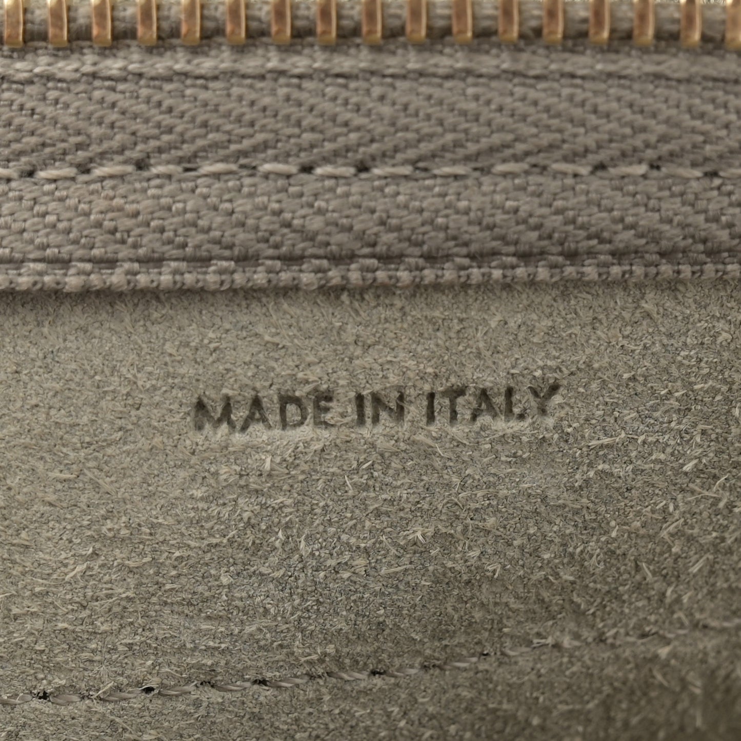 Grained Calfskin Pico Belt Bag Green Clay