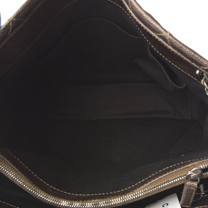 Chanel Iridescent Caviar Quilted Tall Chic Shopping Tote Dark Gold 6 of 15