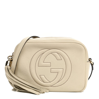 Gucci Pebbled Calfskin Small Soho Disco Bag Off White 1 of 11