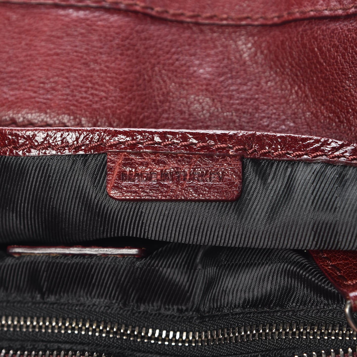 Calfskin Ashmore Tote Burgundy