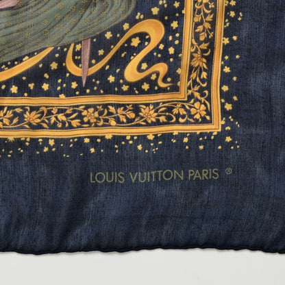 Louis Vuitton Silk Monogram Zodiac Square Scarf 3 of 4
