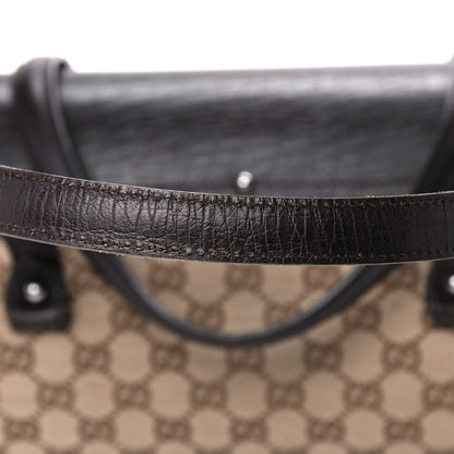 Gucci Monogram Bamboo Bullet Bag Dark Brown 10 of 11