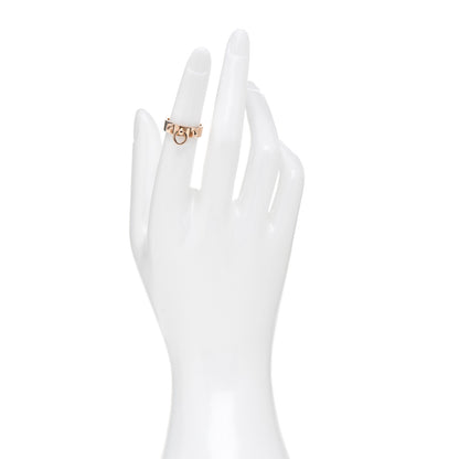 Hermes 18K Rose Gold PM Collier De Chien Ring 48 4.5 2 of 4