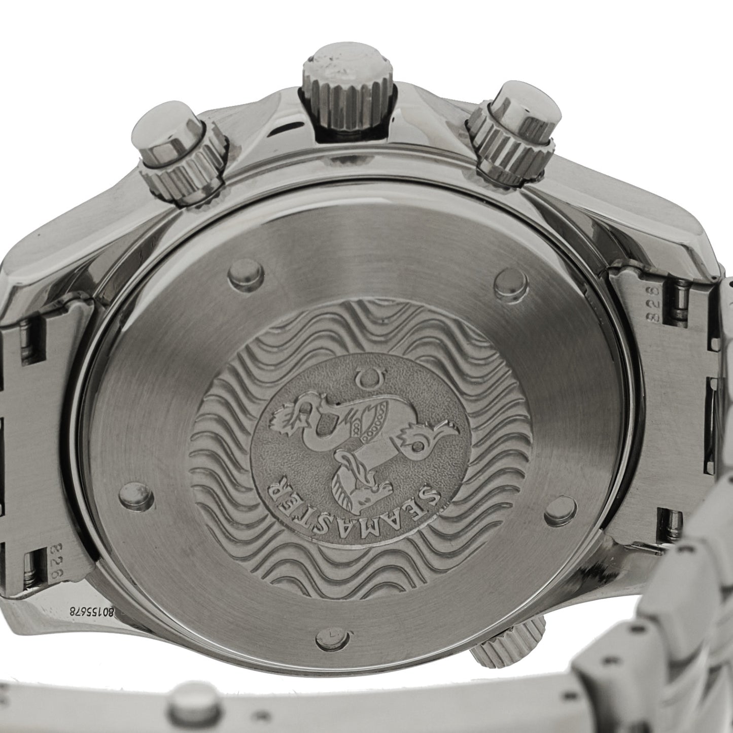 Stainless Steel 42mm Seamaster 300M Chronograph Diver Automatic Watch Black 2598.80.00