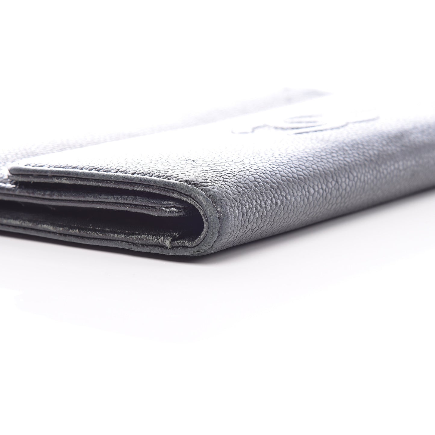 Caviar Timeless CC Large Flap Wallet Black