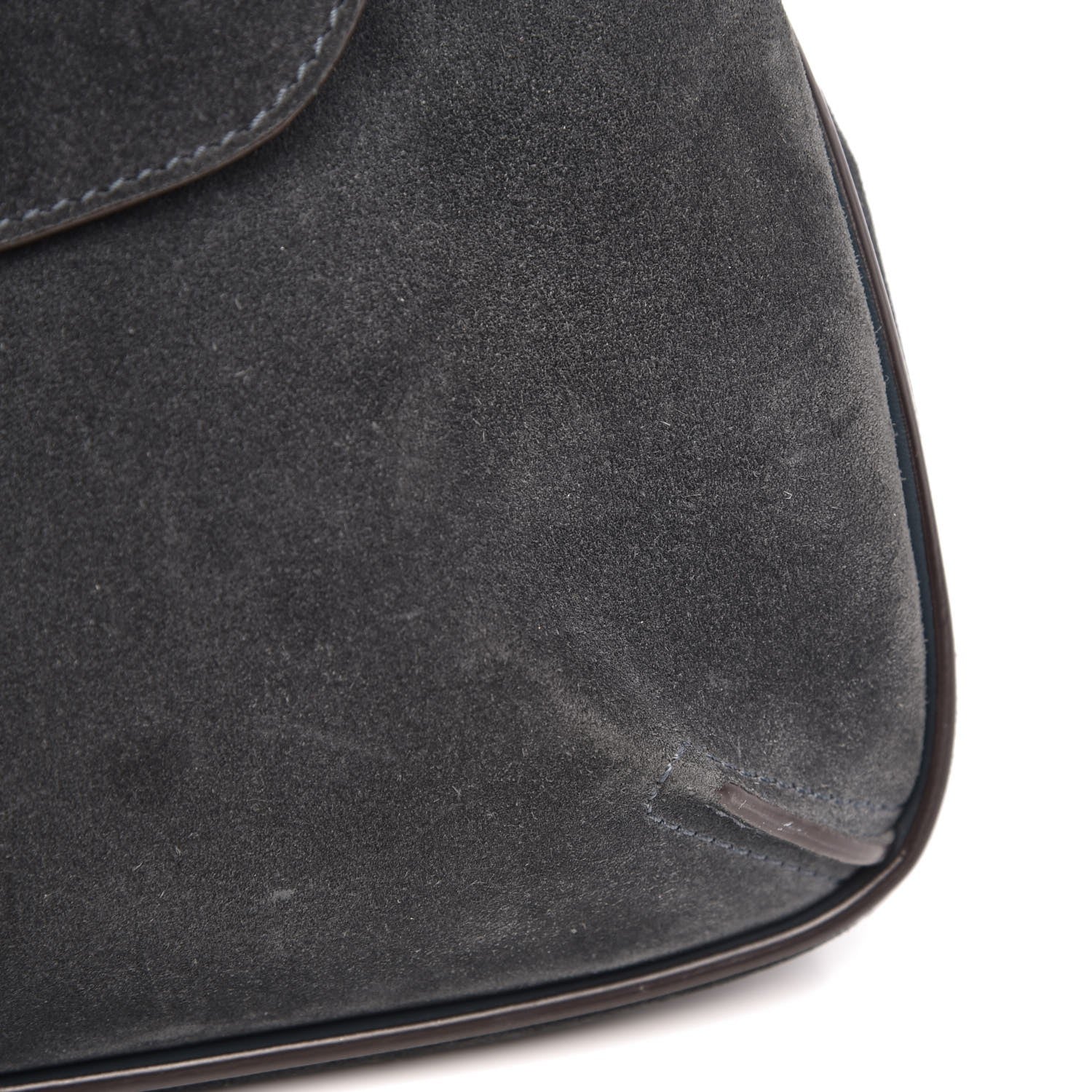 Chloe Suede Medium Lexa Shoulder Bag Silver Blue 18 of 21