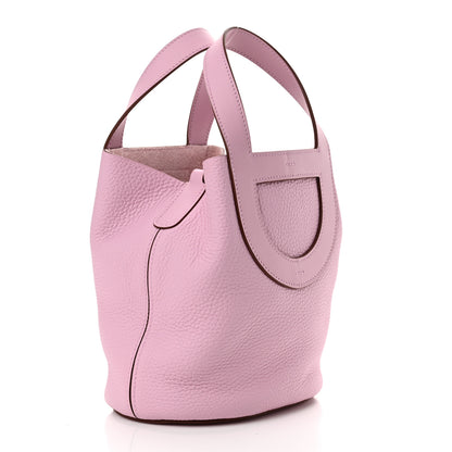 Hermes Taurillon Clemence Swift In-The-Loop 18 Bag Mauve Sylvestre 3 of 10