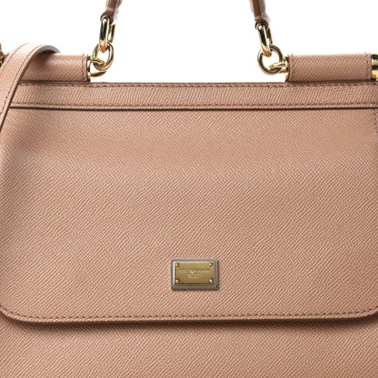 Dolce & Gabbana Dauphine Medium Miss Sicily Satchel Tortora Sand 13 of 13