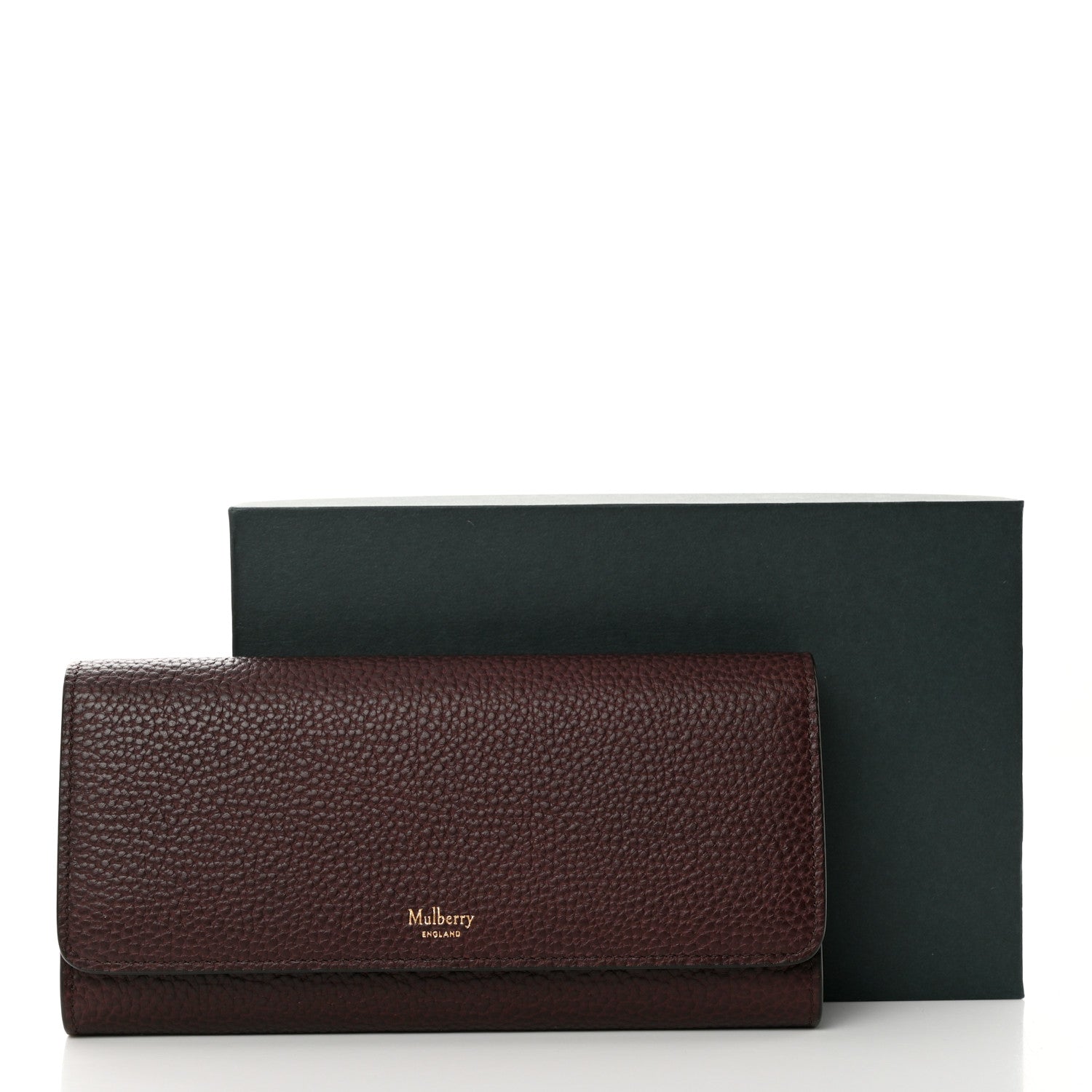 Mulberry Natural Grain Calfskin Continental Wallet Oxblood 8 of 8