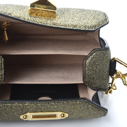 Alexander McQueen Glitter Degrade Box Shoulder Bag 16 Black Gold 4 of 9