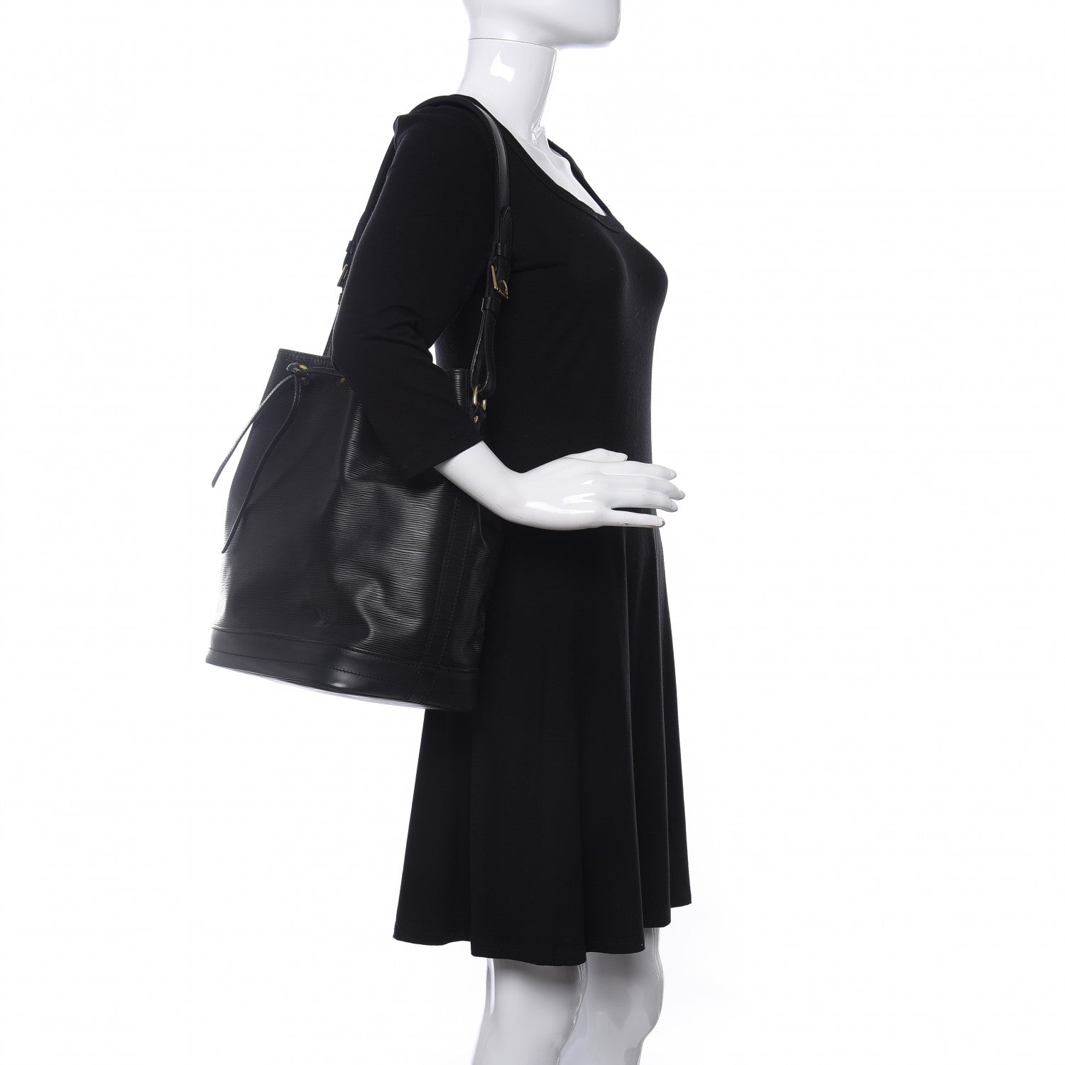 Louis Vuitton Epi Noe Black 2 of 10