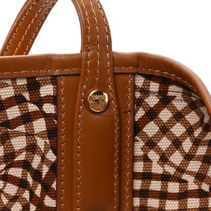 MCM Visetos Medium Liz Reversible Shopper Tote Cognac 21 of 21