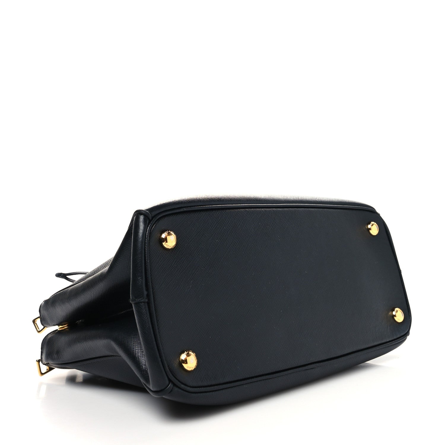 Prada Saffiano Small Galleria Double Zip Tote Black 3 of 13