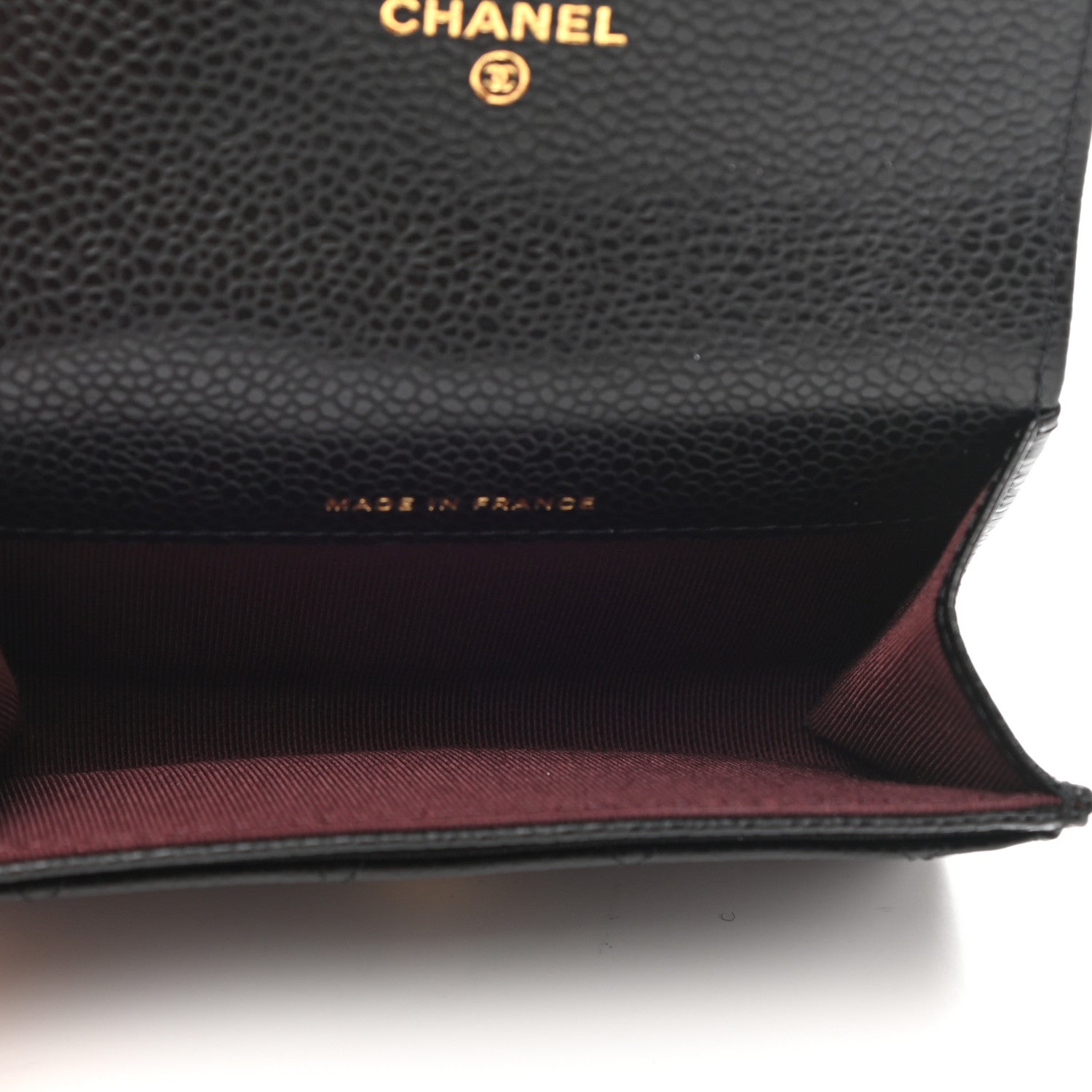 Chanel Caviar Quilted Flap Card Holder Wallet Black 5 of 8
