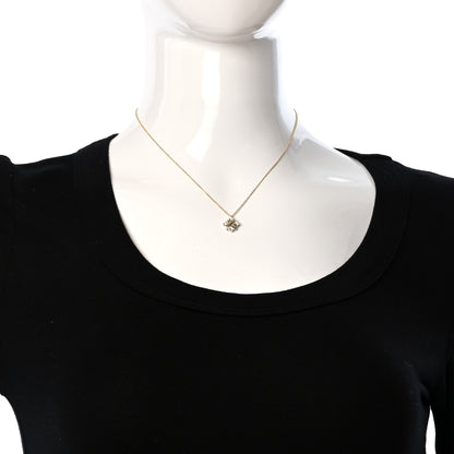 Tiffany Platinum 18K Yellow Gold Diamond Schlumberger Lynn Pendant Necklace 2 of 5
