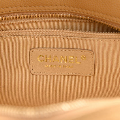 Chanel Caviar Quilted Small Bowler Beige 6 of 10