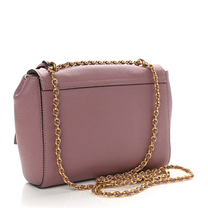 Mulberry Classic Grain Calfskin Small Lily Flap Light Mocha Rose 2 of 9