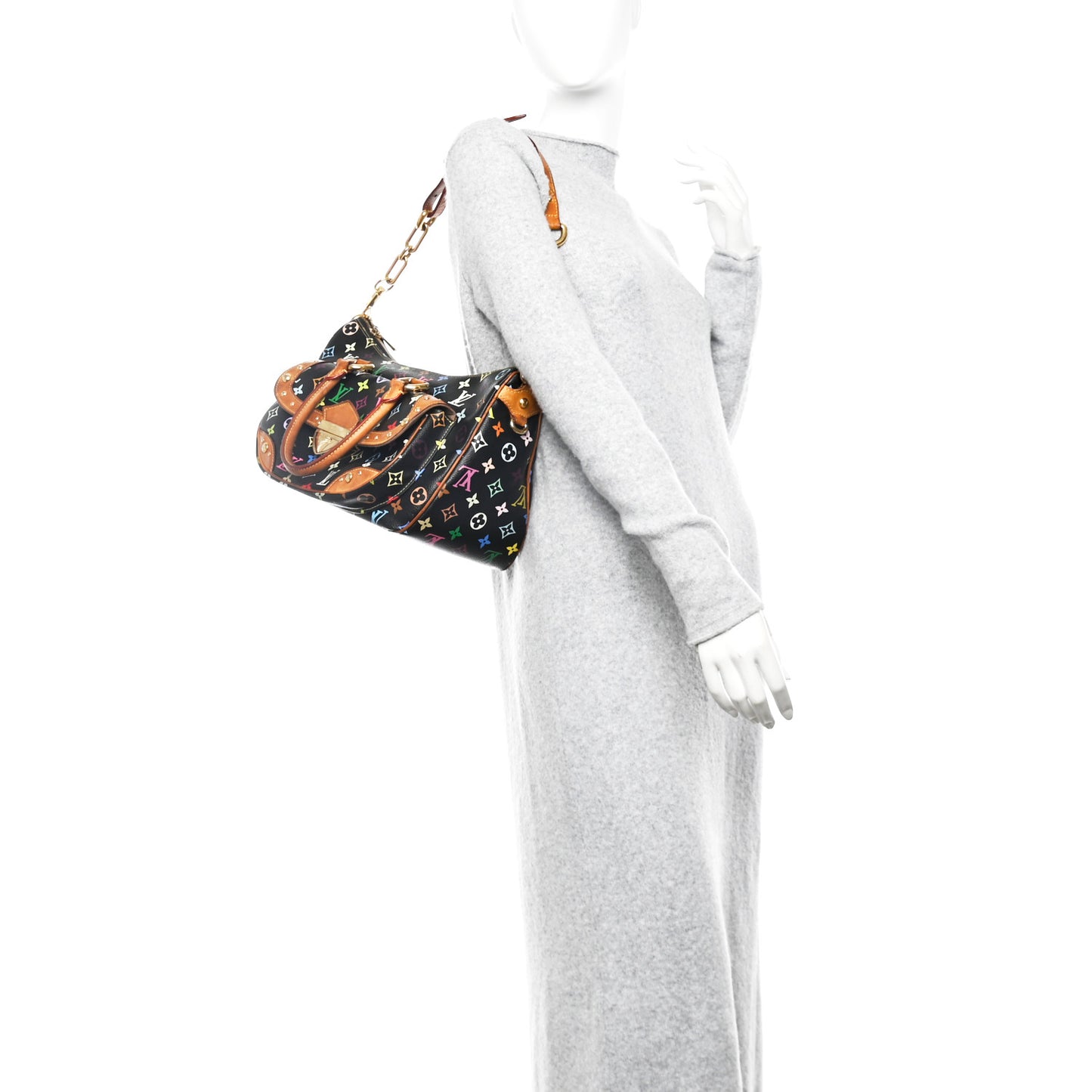 Monogram Multicolor Rita Black