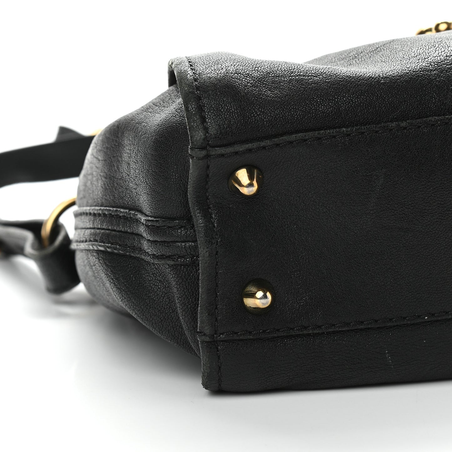 Calfskin Elsie Satchel Black