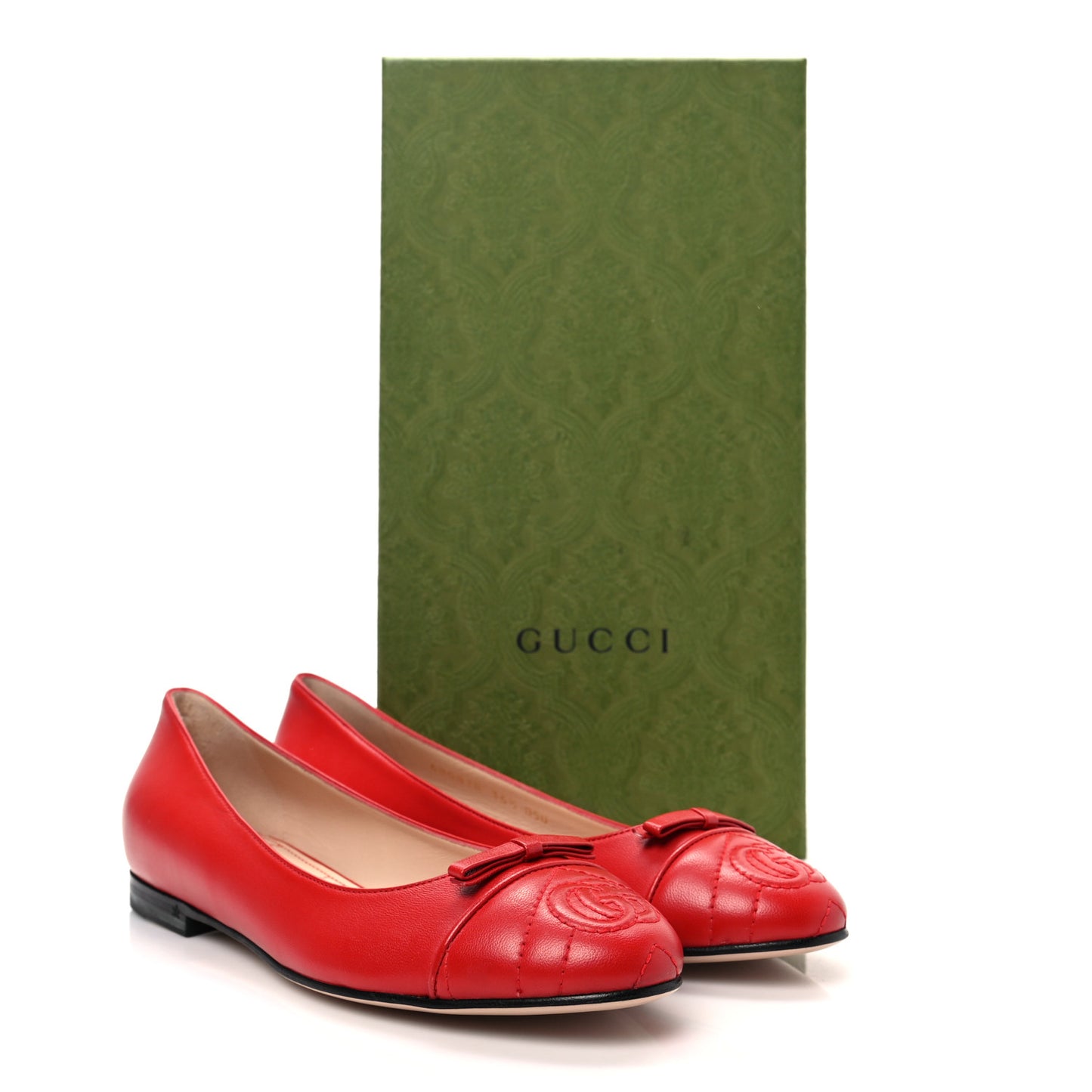 Double G Ballet Flats 36.5 Red