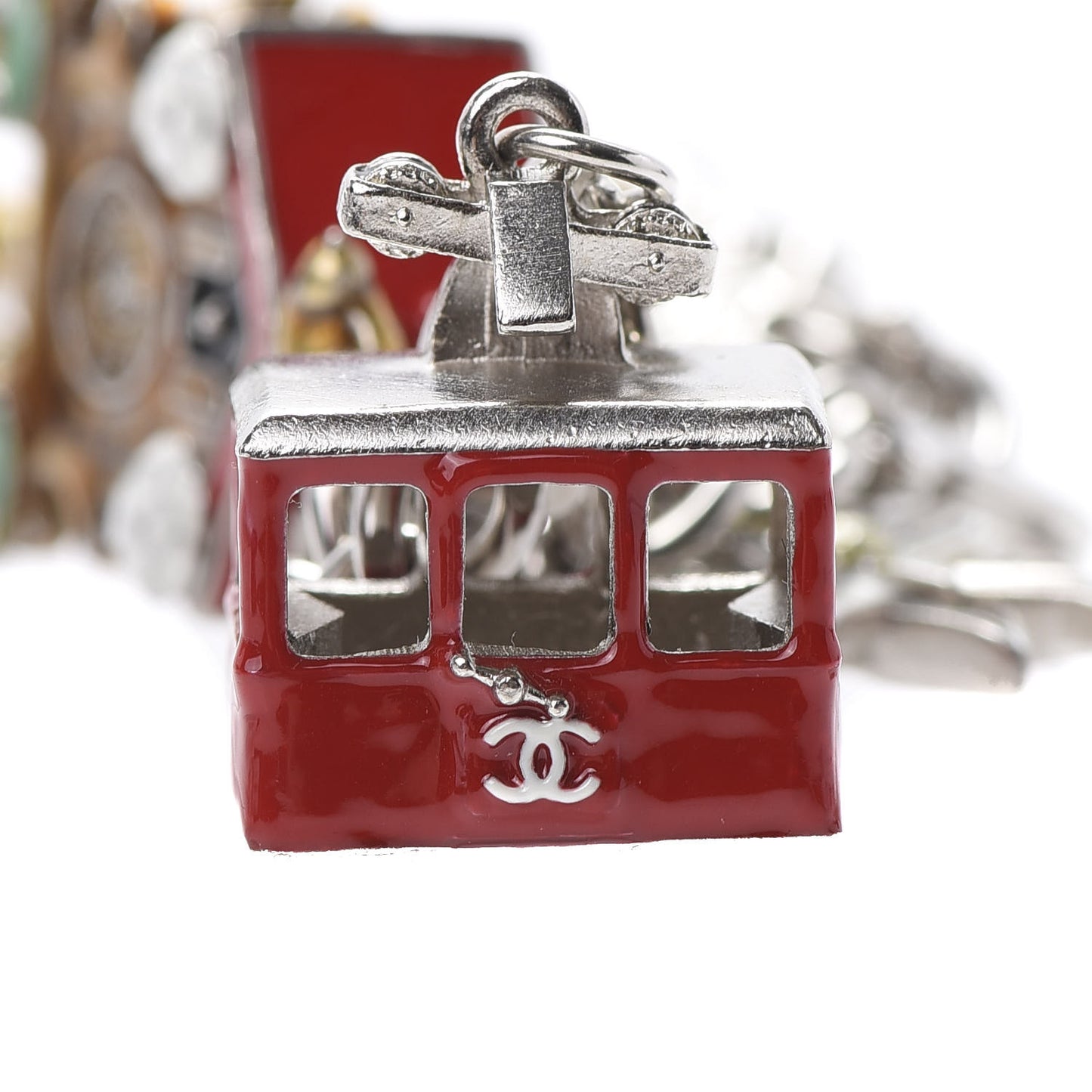 Enamel CC Paris Salzburg Charm Bracelet