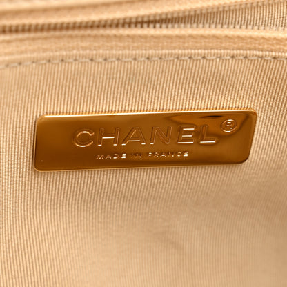 Chanel Lambskin Quilted Medium Chanel 19 Flap Beige 6 of 15