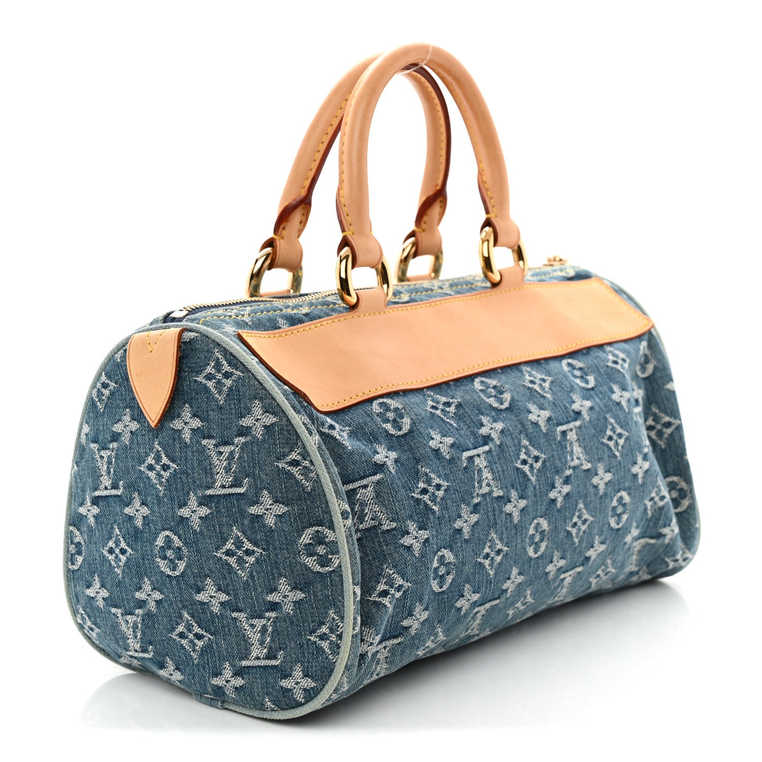 Louis Vuitton Monogram Denim Neo Speedy Blue 3 of 10