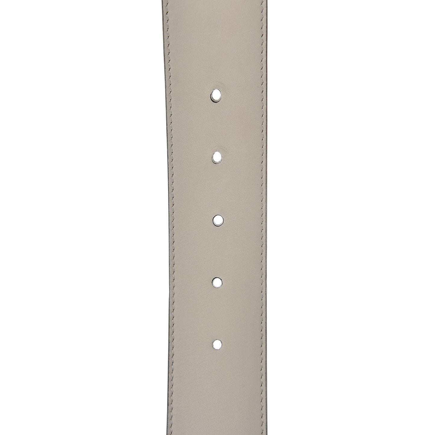 Calfskin Double G 40mm Belt 80 32 Mystic White