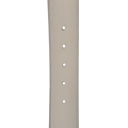 Gucci Calfskin Double G 40mm Belt 80 32 Mystic White 7 of 12