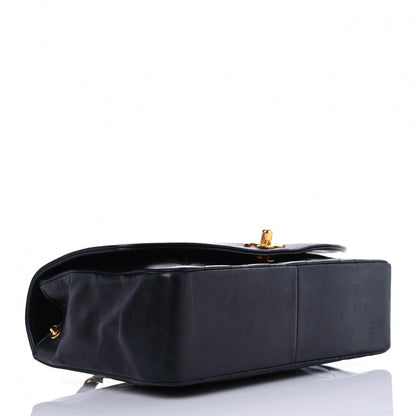 Chanel Lambskin Quilted Medium Single Flap Black 4 of 21