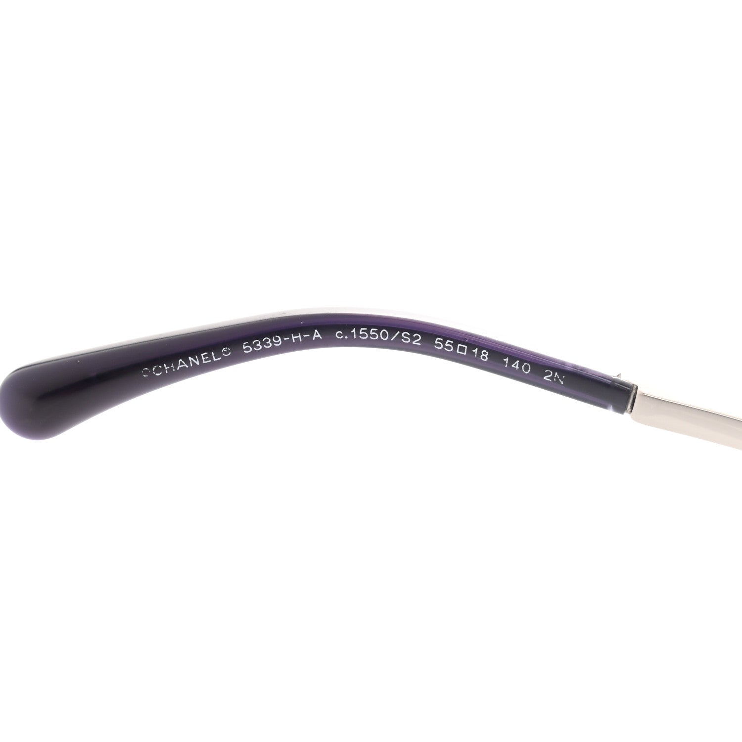 Chanel Acetate Pearl Winter Butterfly Sunglasses 5338-H-A Blue 5 of 8