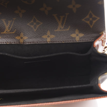 Louis Vuitton Shiny Epi Monogram Pochette Metis Mini Brown 4 of 12