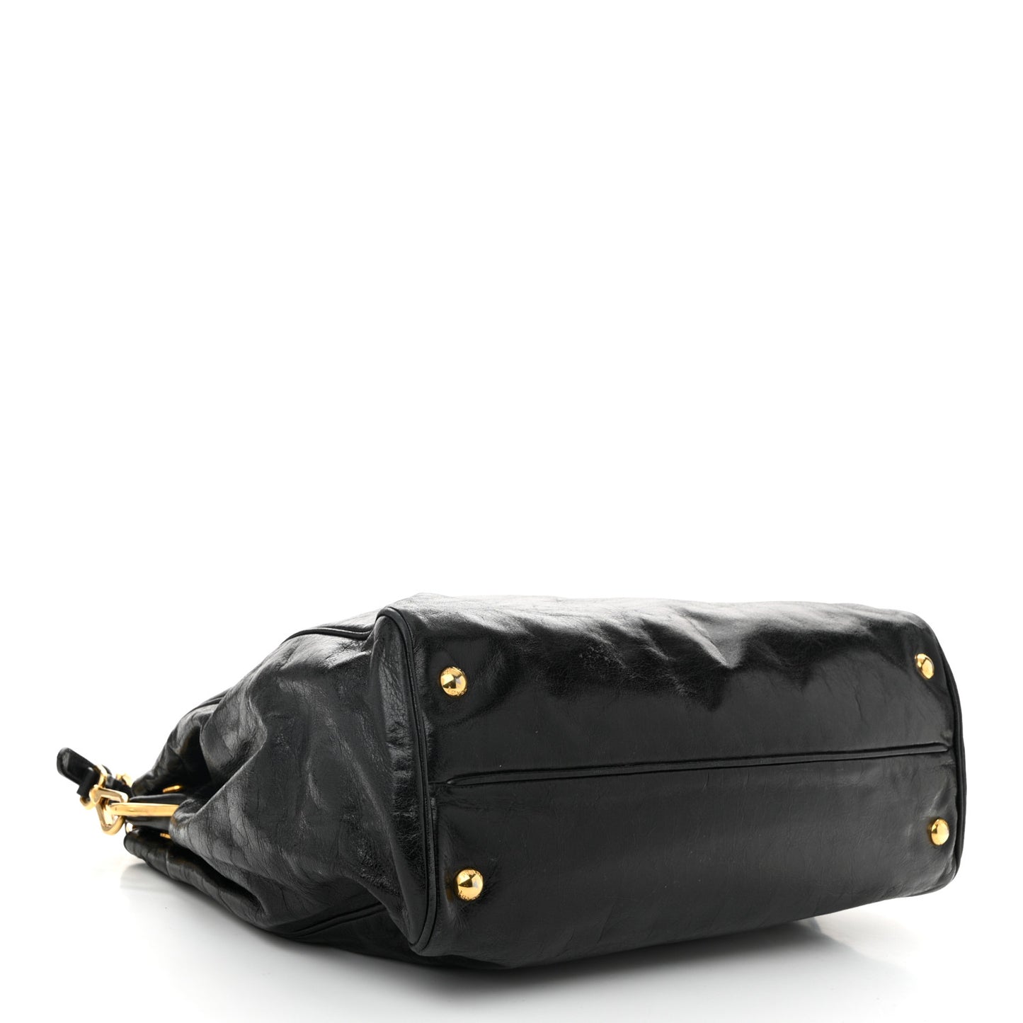 Glace Calf Tote Black
