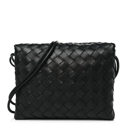 Bottega Veneta Nappa Intrecciato Medium Loop Camera Bag Black 1 of 9