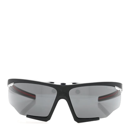 Prada Metal Rubber Linea Rossa Sport Sunglasses SPS 07Y Black 2 of 8