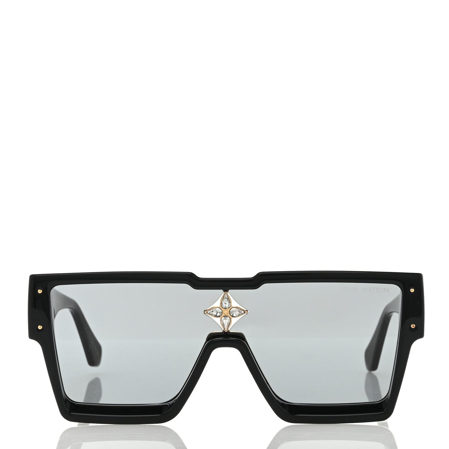 Acetate Swarovski Crystal Cyclone Sunglasses Z1578W Black