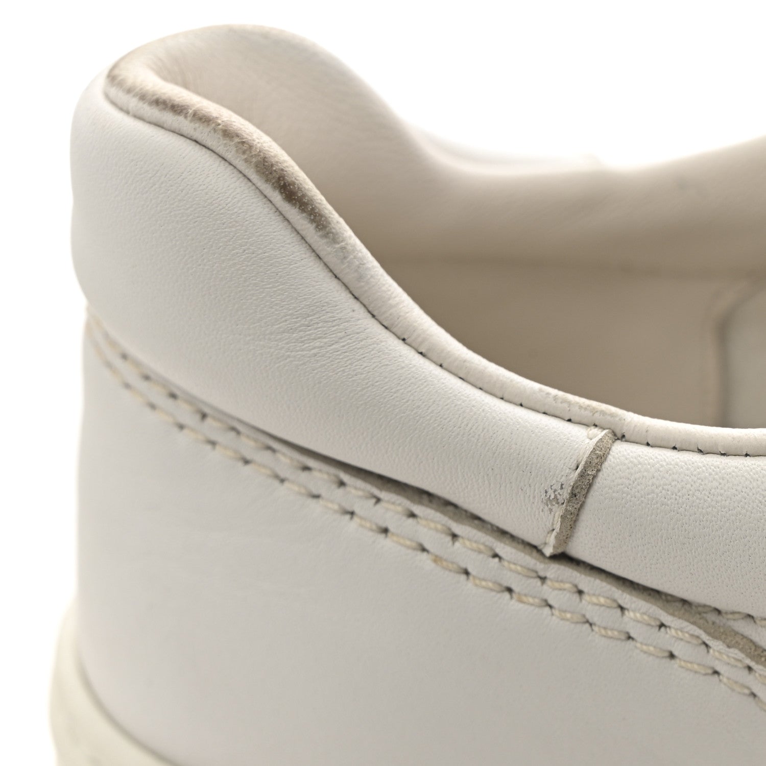 Chanel Calfskin Womens CC Logo Sneakers 38.5 White 1767411