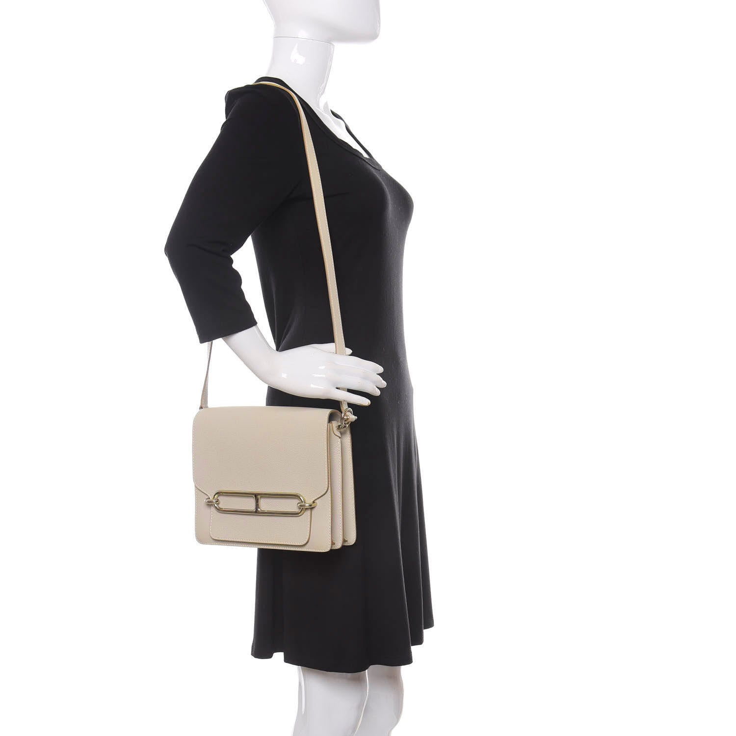 Hermes Evercolor Sac Roulis 23 Gris Perle 2 of 13