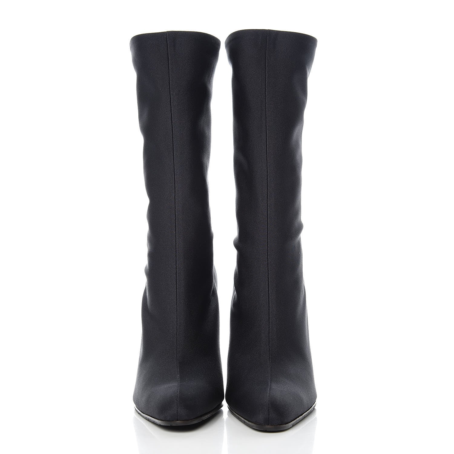 Balenciaga Fabric 110mm Booties 37.5 Black 2 of 8