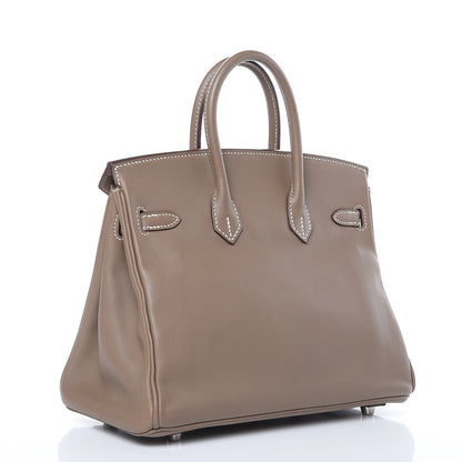 Hermes Swift Birkin 25 Etoupe 3 of 28