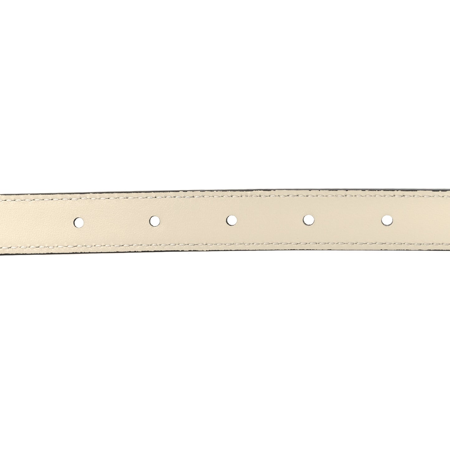 Plutone Calfskin Double G Reversible Belt 100 40 Black White