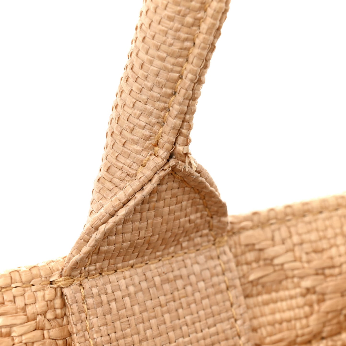 CHRISTIAN DIOR Raffia Cannage Medium Book Tote Natural